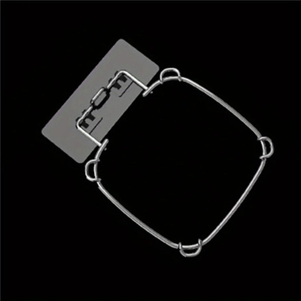 1pc Stainless Steel Sink Filter Drain Rack, Kitchen Mesh Bag Stand, Waste Garbage Net