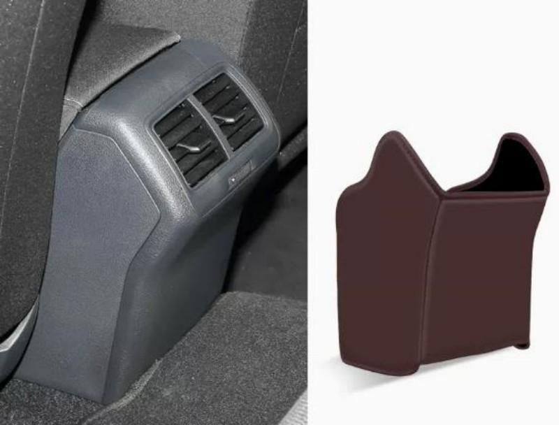 

Задний подлокотник автомобиля с защитой от ударов для Volkswagen VW Golf 7 MK7 2014 2015-2017 Защитный чехол из микрофибры и кожи Аксессуары кофейный