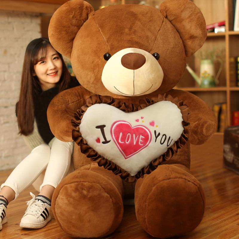 Stuffed Animal Hugging Teddy Bear Doll Birthday Gift For Girl Best Friend Gift