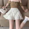 Women's High Waist Lace Ruffle A-Line Skirt - Sweet, Slimming, Anti-Exposure Spring/Summer Style