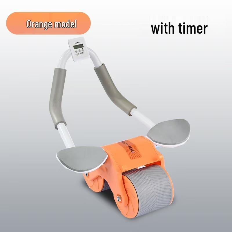 Multi-use Automatic Rebound Ab Wheel Trainer - Elbow Support for Home Abs Workout