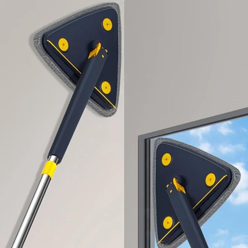 2 bucăți, tampon de înlocuire pentru mop triunghiular reutilizabil, pânză de mop triunghiulară, cârpă de schimb pentru mop lavabilă și durabilă