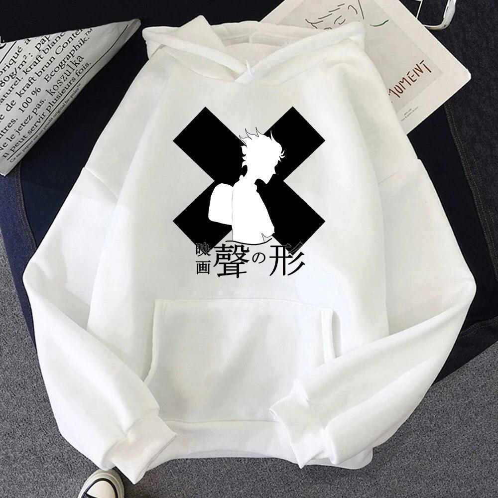 Anime A Silent Voice Hoodies Spring/Autumn Women/men Sweatshirt Koe No Katachi Hoodie Kawaii Clothing Unisex Sudaderas Warm Tops Unisex