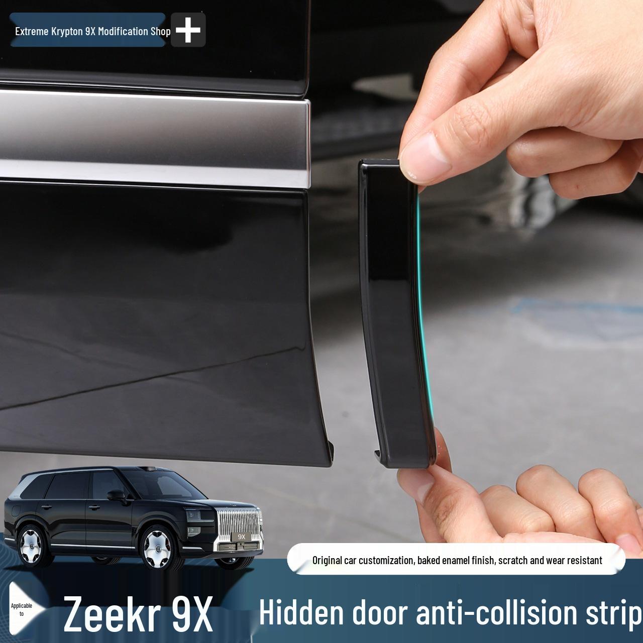 Zeekr 9X Door Anti-Collision Strip: Scratch Protection Corner Cover for Interior Modification