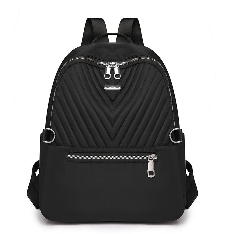 Student Solid Color Backpack Short-Distance Travel Bag Women's Bag
