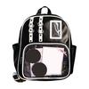 Ita Backpack Clear Anime Badge Display Backpack Teens Manga Merchandise Collectibles Holder Backpack with Front Window for Anime Exhibitions