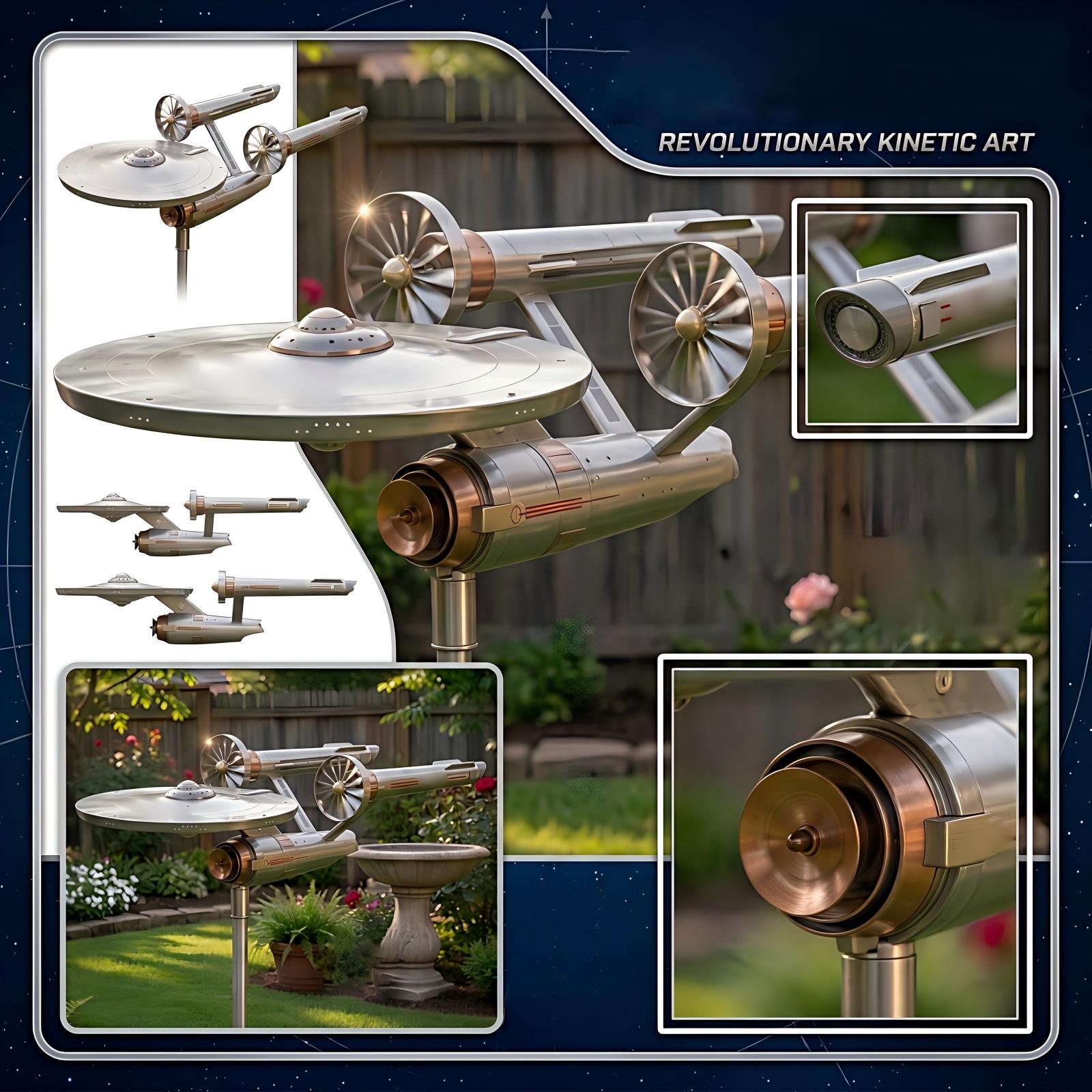 

Star Garden Windmill Metal Iron Outdoor Garden Courtyard Rotatable Motorcycle Windmill Ornament Decoration One Size