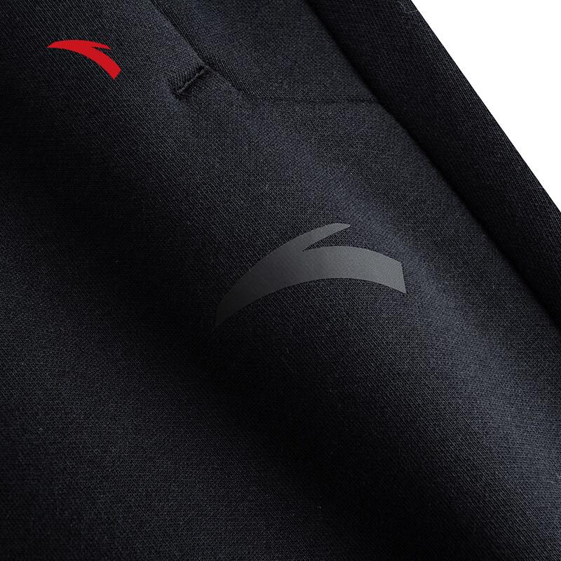 Anta Men's Fleece-Lined Straight Leg Sweatpants