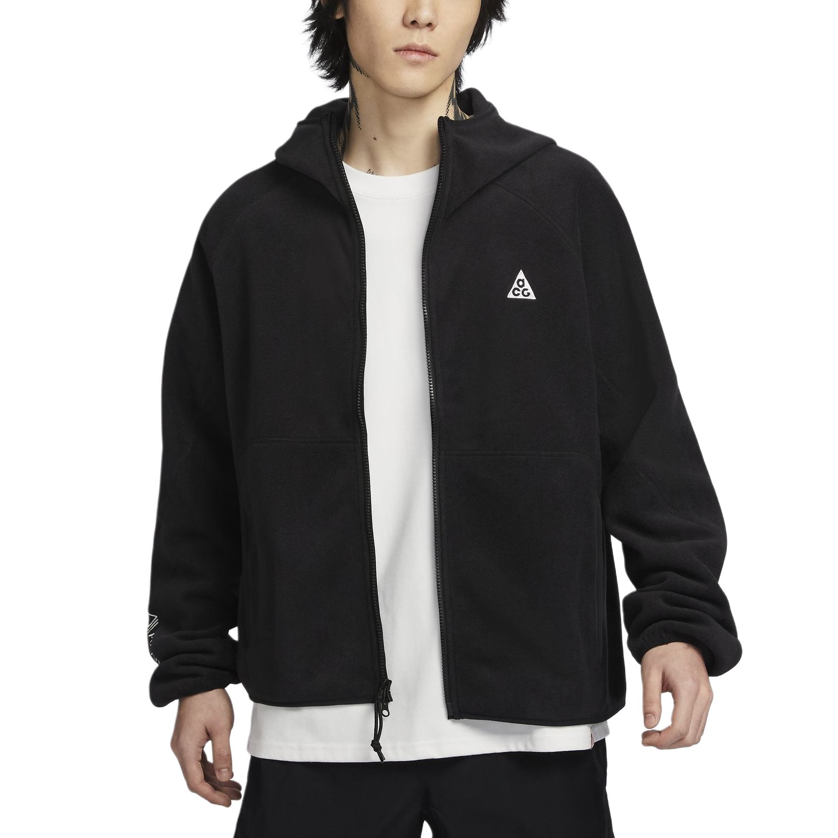 Nike ACG Wolf Tree Full-Zip Hooded Jacket Black Men HJ2461-010 L