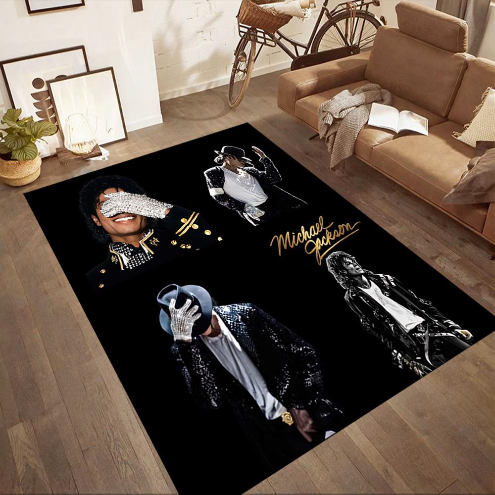 I tappeti quadrati dallo stile iconico di Michael Jackson sono un'ottima scelta per soggiorni, camere da letto, arredamento della casa e come regali.