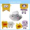 Adorable Lankybox Boxy Foxy Rocky Plush Soft Stuffed Toy Kids Game Figure Doll