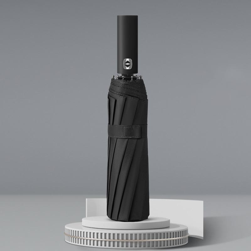 24 Bone Automatic Folding Umbrella Windproof Sunshade Umbrella Men's and Women's Luxury Business Umbrella Sunshade Zwq