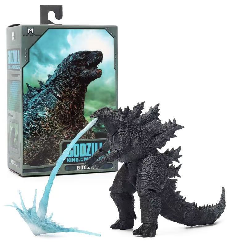 Godzilla vs Kong Action Figure Film Mechagodzilla Mostro Soffio Nucleare Giocattolo da Collezione Modello per Bambini Adulti