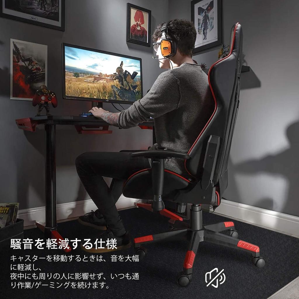 Desk Chair Gaming Chair Dining Floor Protection Carpet Extra Large Size 160 X 130 Mildew Stays In Mm Scratch Easy To Compatible with Floor X 130 Mat,