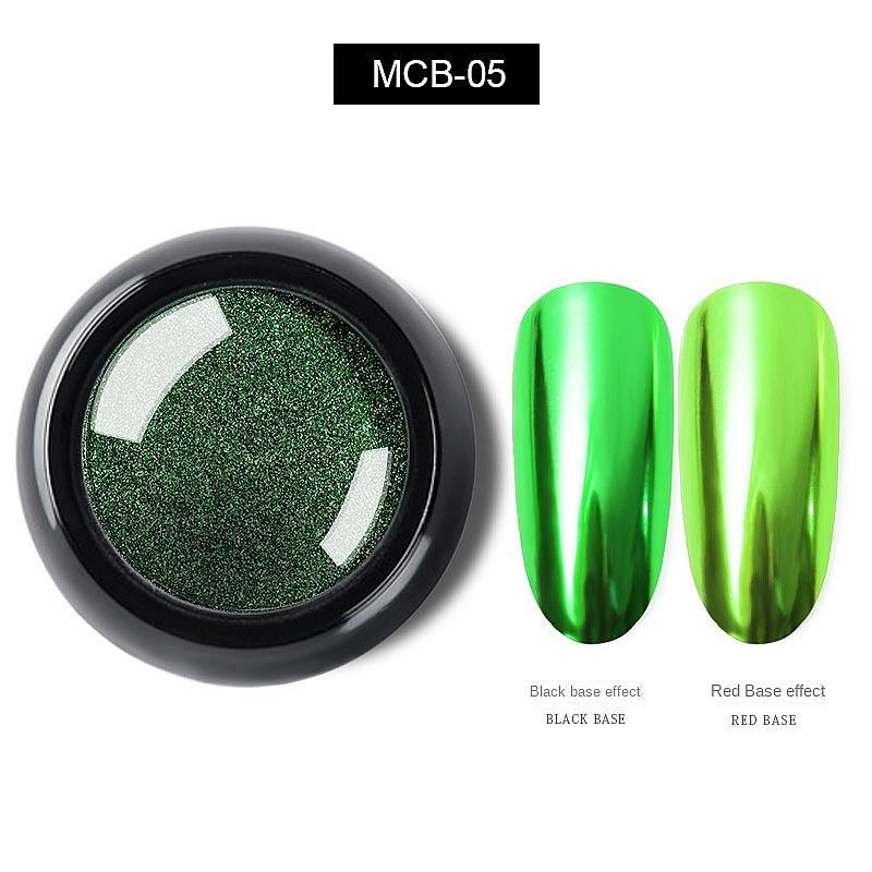 Nail Titanium Powder Mirror Flour Solid Color Electroplated Magic Mirror Powder Nail Sparkling Powder
