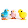 1 Jumping Chicks Toy Cuddly Toys To Give As Party Favors or To Fill Easter Baskets Funny Wind-Up Hopping Jumping Chick