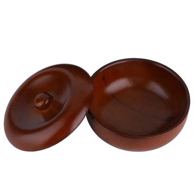 Rubber Wood Shaving Soap Cream Bowl Men Foaming Shaving Bowl with Cover
