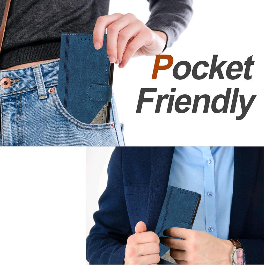 For Samsung Galaxy A26 5G Leather Case Triangle Patchwork Wallet Stand Shockproof Phone Cover