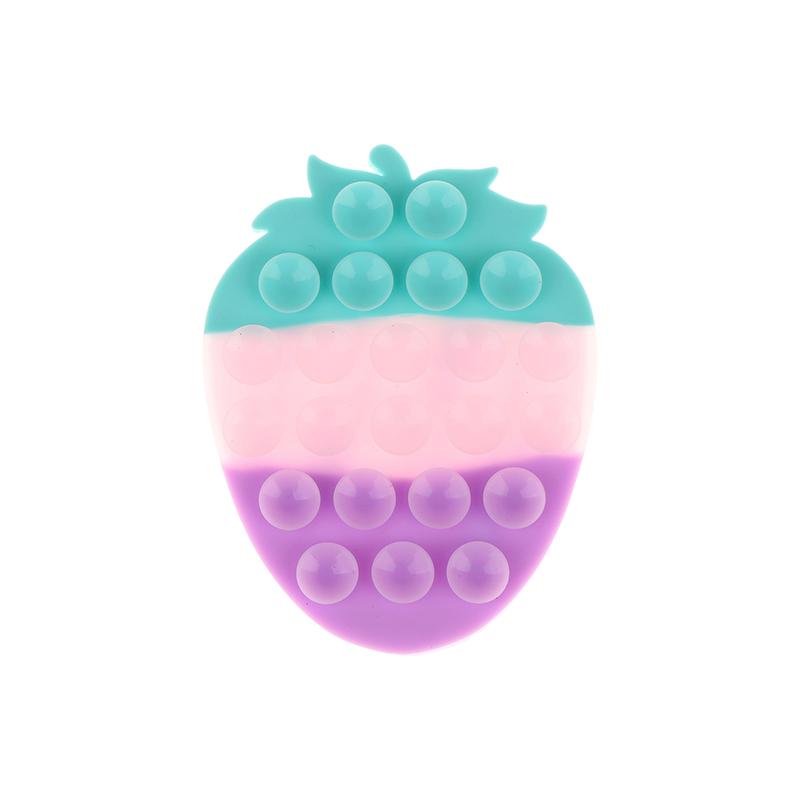 Soporte de Ventosa de Fresa para Teléfonos Móviles Soporte de Ventosa Soporte Portátil para Teléfono Almohadilla Universal Fija para Teléfono Soporte para Navegación de Coche