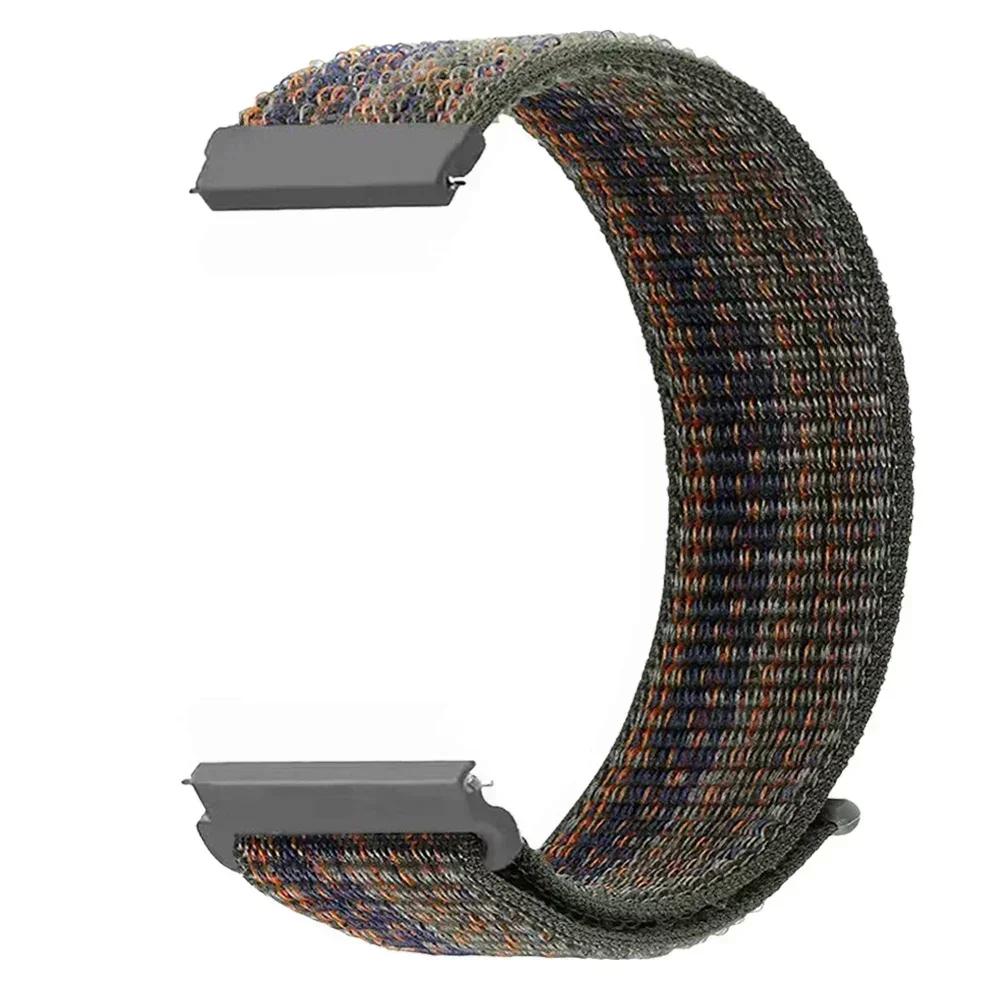 Braided Watch Band 20mm 22mm for Fossil gen 6 44mm Gen6 gen 5 5e/Gen5 LTE 45mm Nylon Loop Strap Replacement Bracelet for Fossil