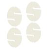 4PCS Cave Diving Line Circle Marker ABS Scuba Safety Rope Line Round Marker for Underwater Noctilucent