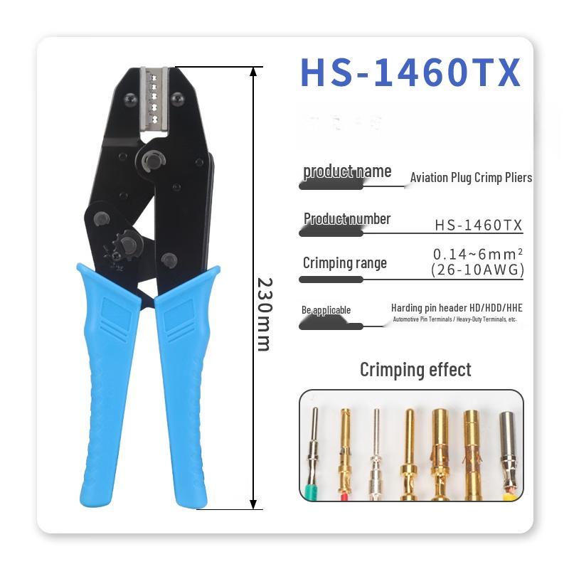 Heavy-Duty Aviation Connector Crimping Tool