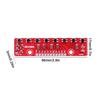 10-1PCS 3.3V-5V Line Follower Infrared Detection Sensor 8 Channel 8Bit Detector Hunt Board PCB Infrared Detection Module Board