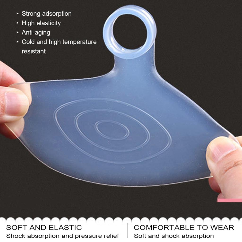 Silikon Elastischer Zehenspreizer Polster Stoßdämpfung Weiches Vorfußpolster