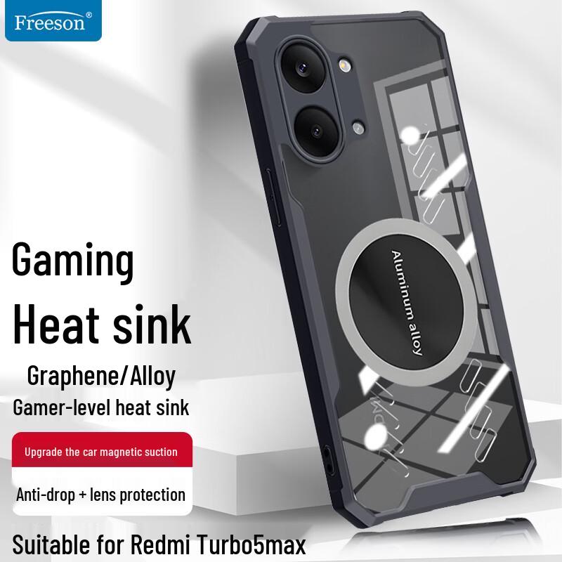 Freeson Xiaomi Redmi Turbo 5 Max Magnetic Cooling Phone Case