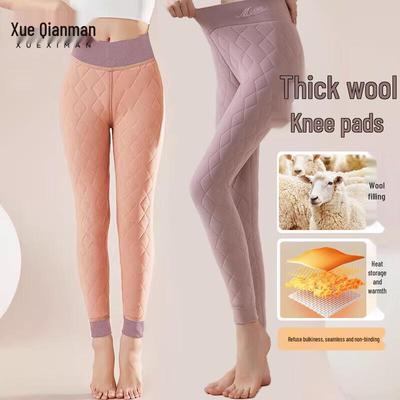 Leggings Thermiques Ultra-Chauds en Laine pour Femmes Xueqiman