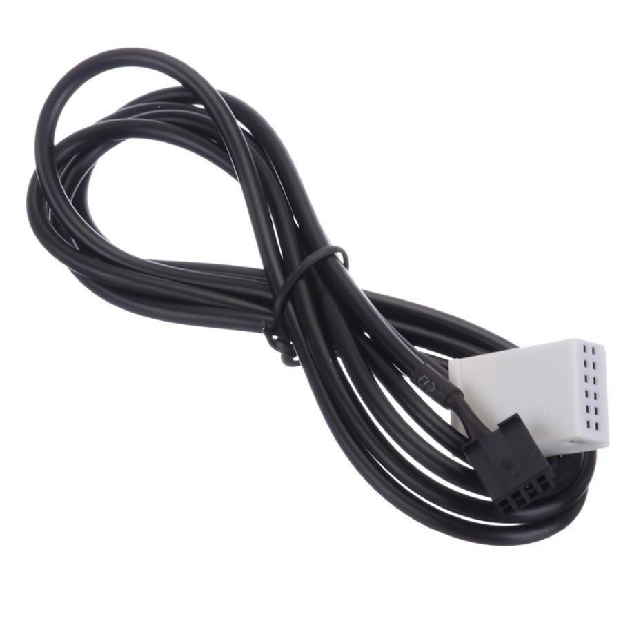 1Pc Adapter Cable Radio on Aux in Audio Stereo Changer Switch Button Fit For BWM
