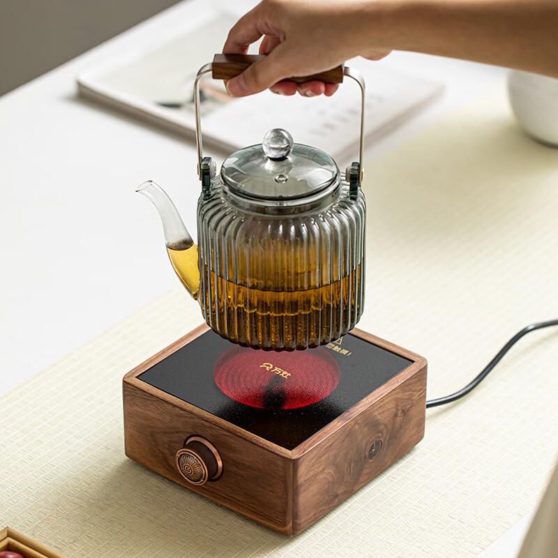 Lotus Tea Pot & Smart Electric Ceramic Stove Set