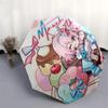 1pc March 7th Anniversary Outdoor Umbrella - Cute Anime Girl Design, Automatic Opening & Closing, Portable Tri-Fold Design, 8-Rib Iron Frame, Per