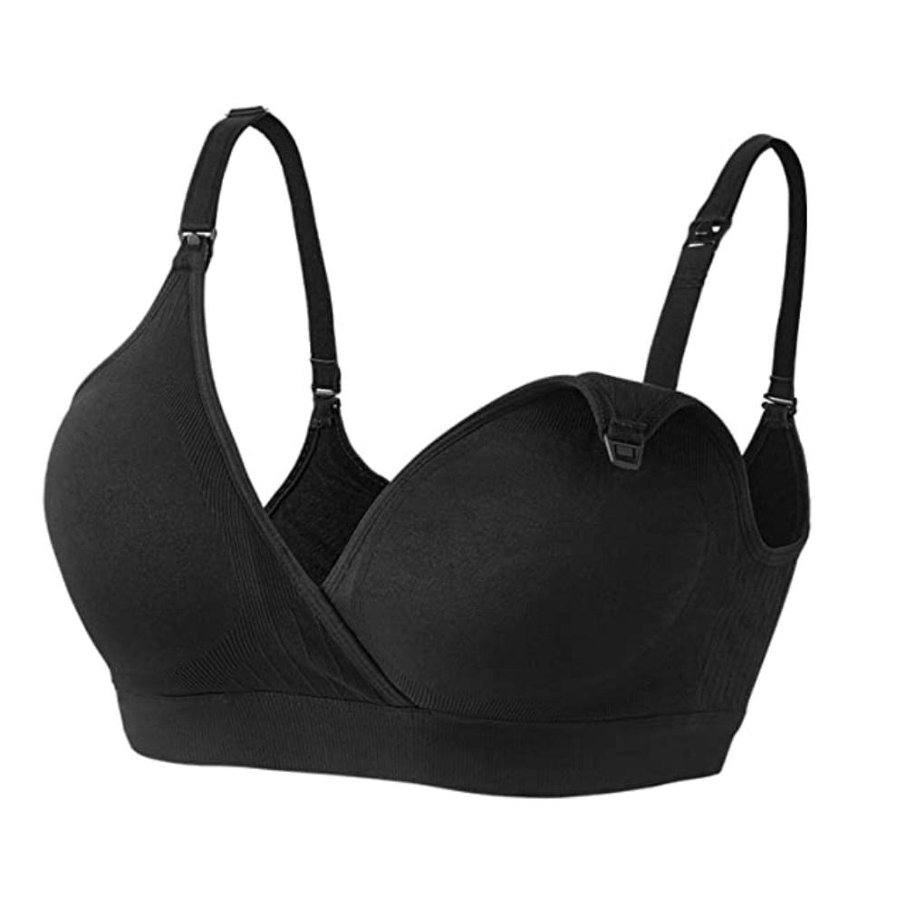 Women's Maternity Pregnancy Seamless Breastfeeding Bras No Underwire  Adjustable Straps Breast-Pumps Holding And Nursing Bra