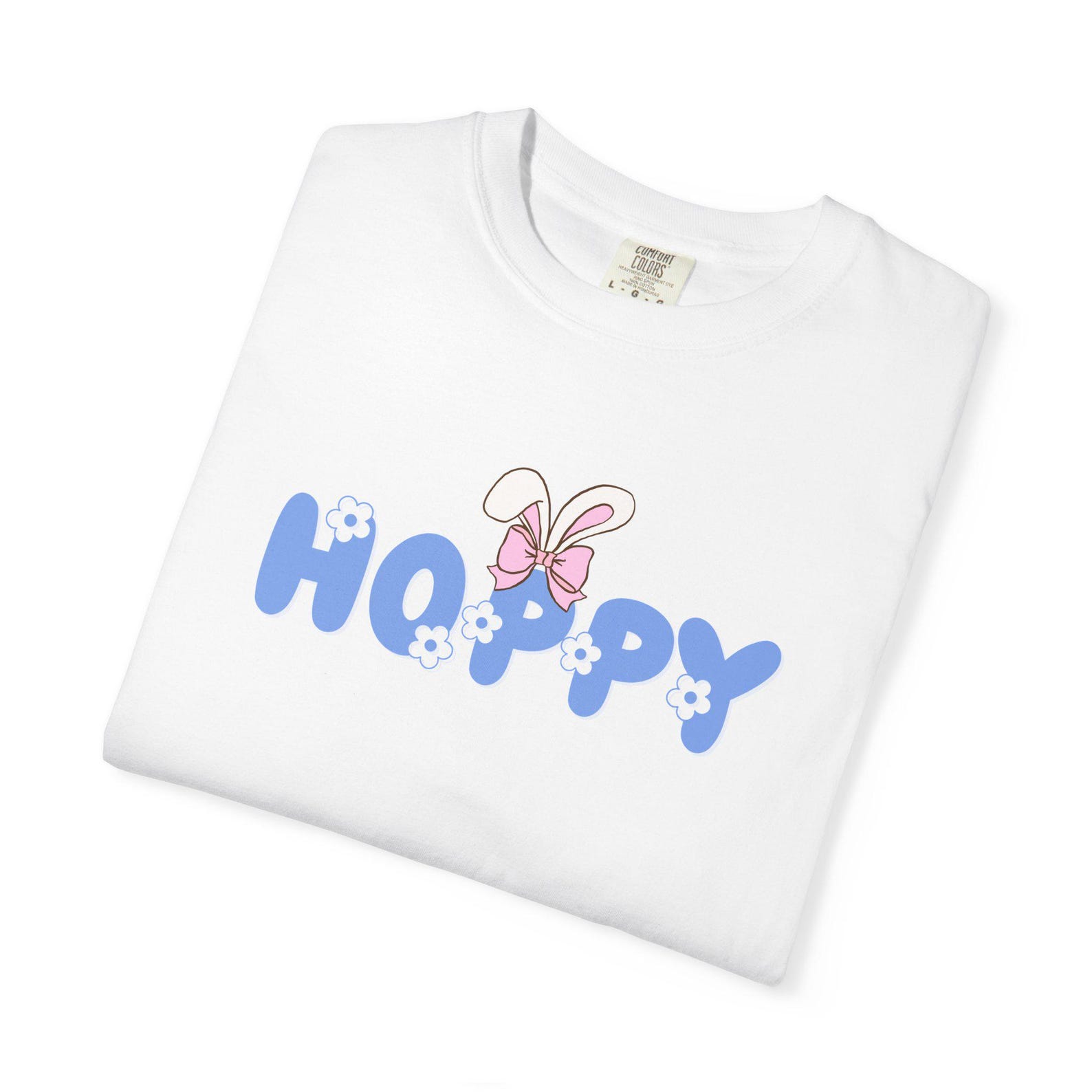 Happy Bunny Graphic T-shirt, Easter Tee, Cute Easter Shirt, Matching Family Shirts XL