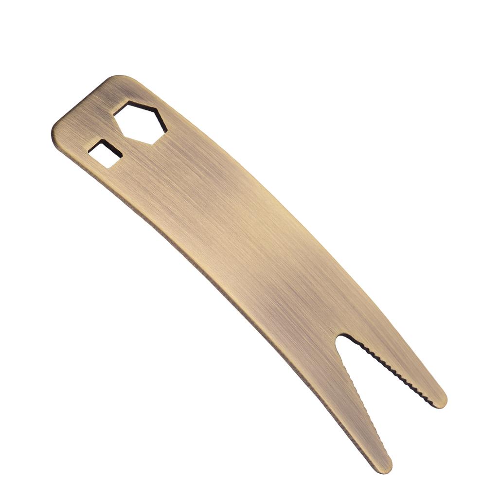 Multifunctional Guitar Spanner Wrench Guitar Maintenance Tool With 1 Square Hole 1 Hexagonal Hole