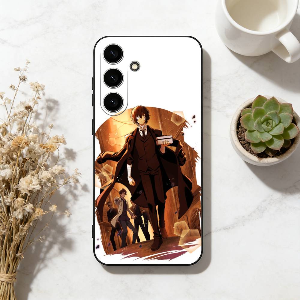 

Bungo Stray Dogs D-Дазай Осаму Чехол для телефона Samsung Galaxy A73, A72, A71, A70, A53, A52, A51, Мягкий черный корпус Samsung a30 a20