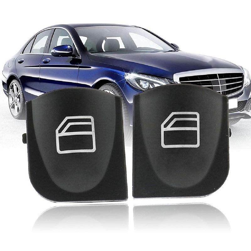 2Pcs For Mercedes Benz W203 C230 C240 C280 Window Switch Repair Button Cap Driver Window Control Switch Button