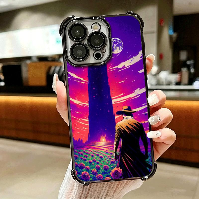 Stephen King The Dark Tower Soft Phone Case For iPhone 15 16 17 Air 14 Pro Max 16E Plus 13 12 Mini Plating Anti-Fall Fundas