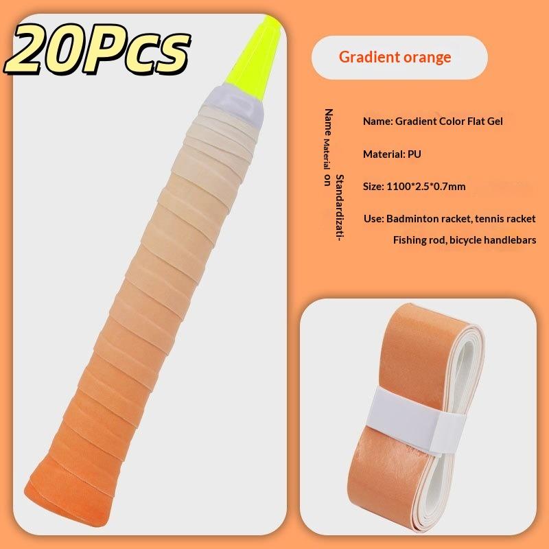 10 20Pcs Badminton Overgrip Tape PU Tennis Racket Grip Non Slip Sweat Absorption Band for Comfortable Sports Play
