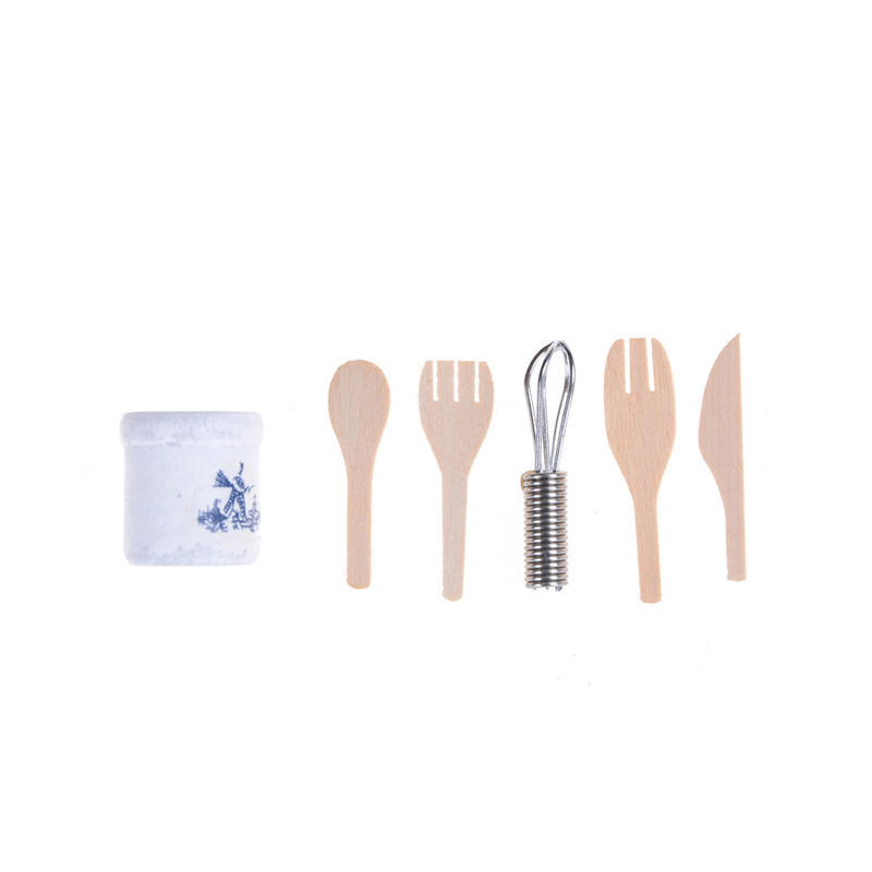 1/12 Dollhouse Miniature Kitchenware Set Home Decoration Gifts 1Set