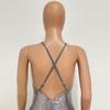 Temperament Backless Sequin Bag Hip Nightclub Fashion Women Spice Halter Cutout Dress
