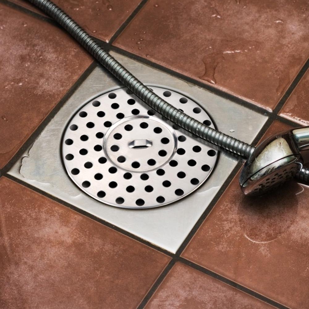 2 Pack Small Holes Shower Floor Drain 8.5cm/3.34inch Diameter Floor Drainage Gully  Bathtub