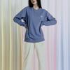 New MLB Sweatshirts Unisex Blue 3AMTB0314-50BLD