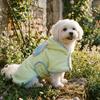 Warm Dog Hooded Bathrobe Coral Fleece Dog Bath Towels Pet Quick Drying Towel  Outdoor
