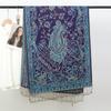 Bohemia Ethnic Style Women Scarf Retro Jacquard Thick Cashmere Tassel Shawl Winter Warm Muslim Hijab Wrap Pashmina