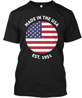 Made In The USA 1951 Tee TTshirt In the Size S To 5XL