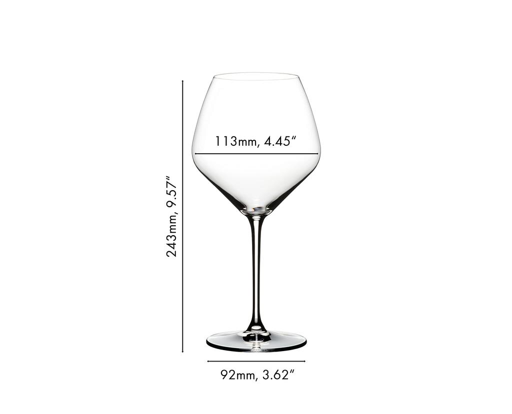 Authentic RIEDEL Extreme Pinot Noir Red Wine Glasses, 770ml, Pair, 4441/07