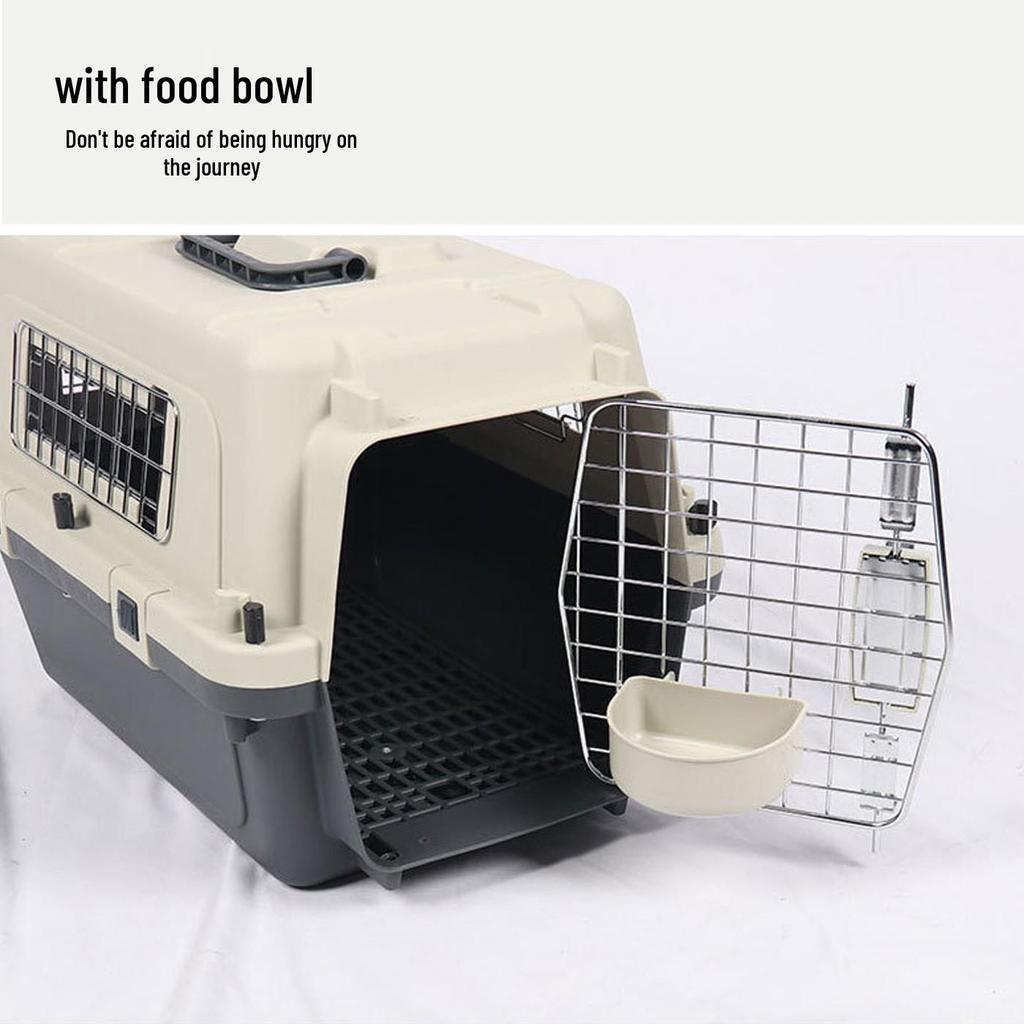 Cross-Border Airline Pet Crate for Medium & Large Dogs – Portable Space Capsule-Style Carrier with Large Capacity