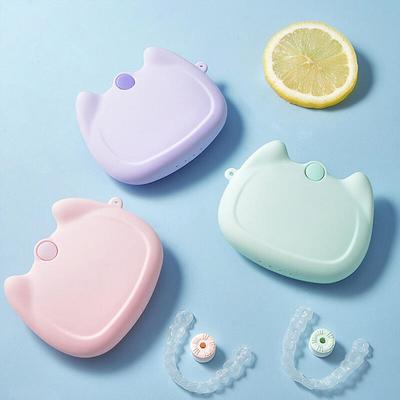 Boîte pour appareils dentaires Boîte de rangement pour prothèses dentaires Boîte de rangement Invisalign